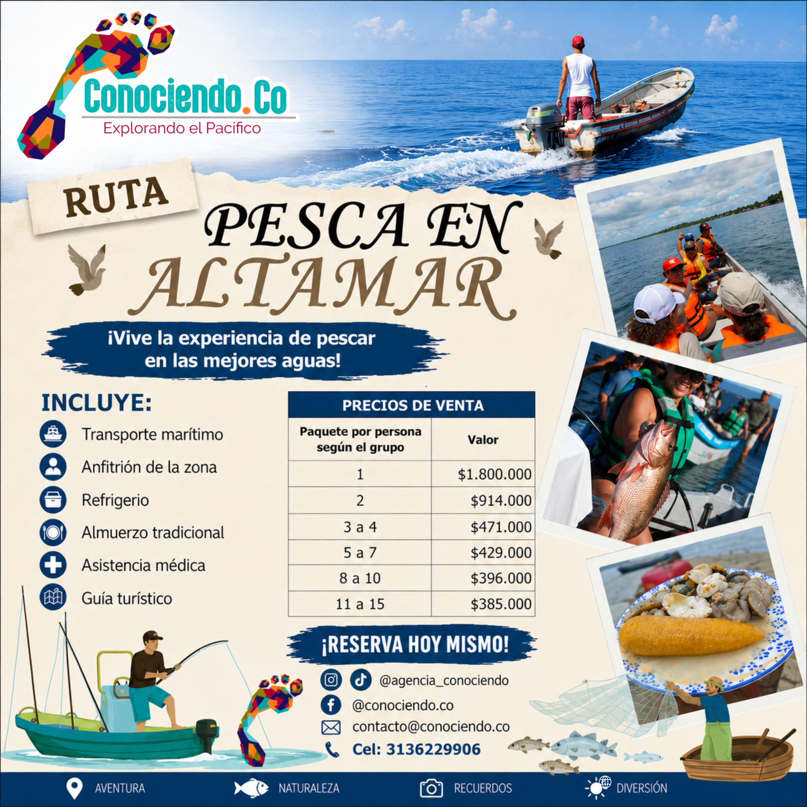 Ruta de la Pesca En Altamar